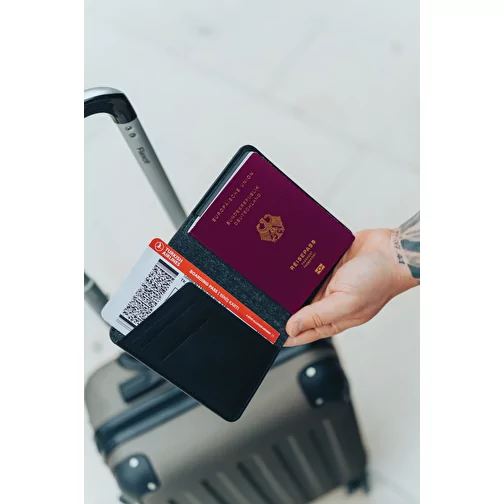 Trackmate RCS Sacoche de poche en polyester avec localisation mondiale, noir, Image 9