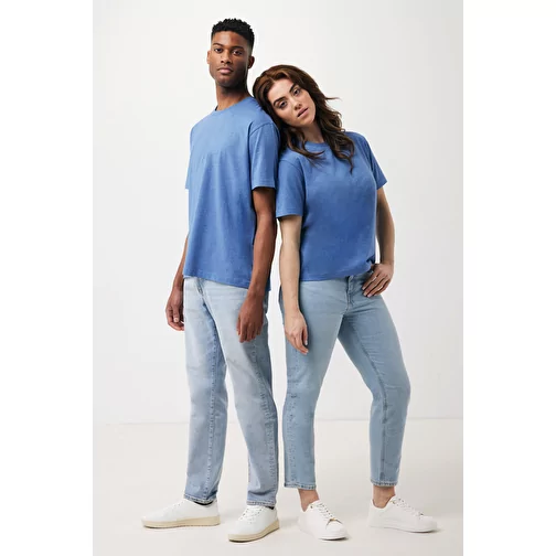 Iqoniq Teide T-shirt en coton recyclé, heather blue, Image 4