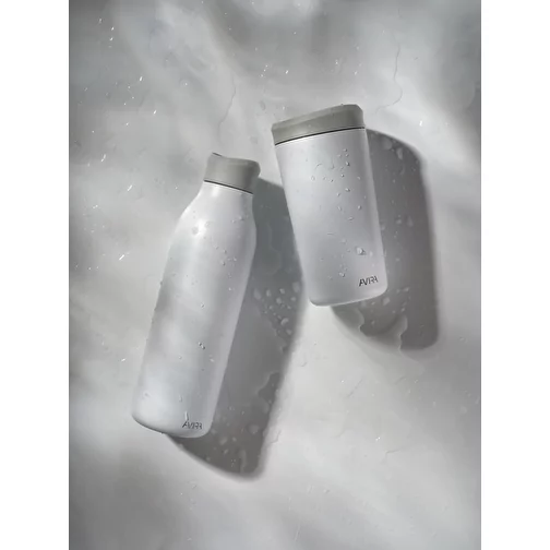 Bouteille d\'eau Avira Alok 600ml en acier RCS rec. 360, blanc, Image 10