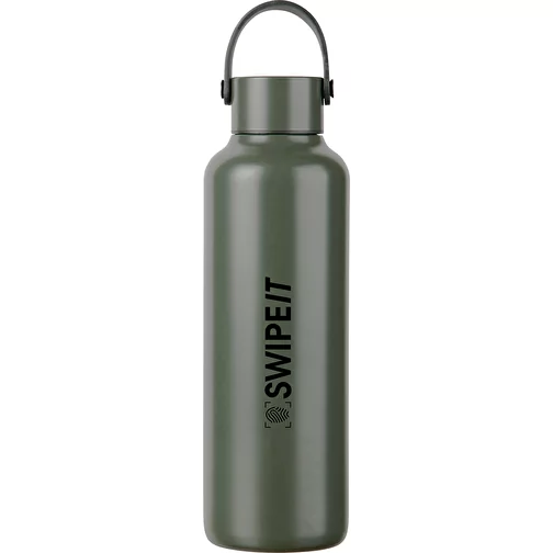 VINGA Baltimore RCS recycl. Bouteille en acier inoxydable 600ml, vert, Image 4
