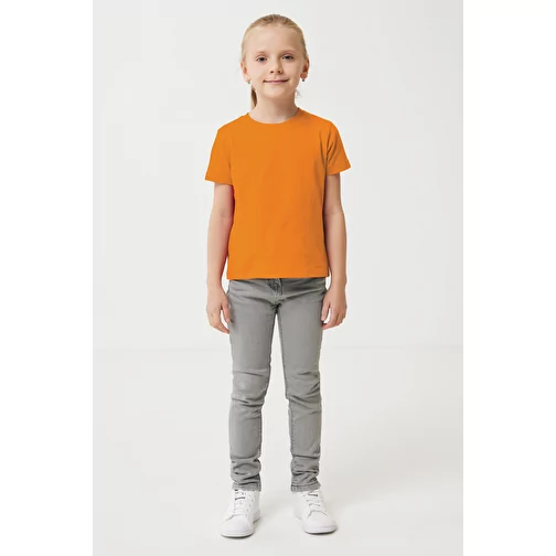 Iqoniq Koli Kids T-shirt en coton recyclé, orange, Image 12