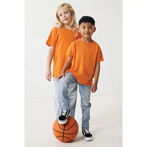 Iqoniq Koli Kids T-shirt en coton recyclé, orange, Image 5