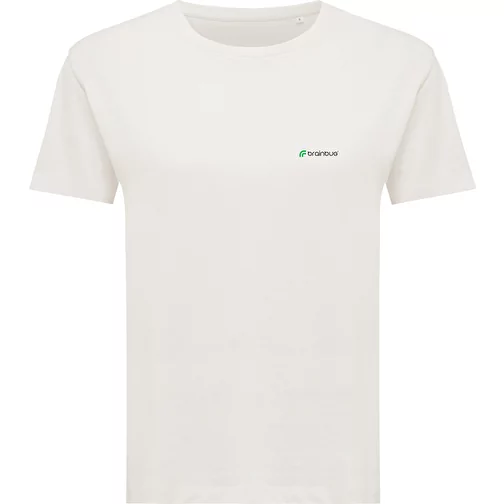 Iqoniq Yala T-shirt femme en coton recyclé, ivory white, Image 3