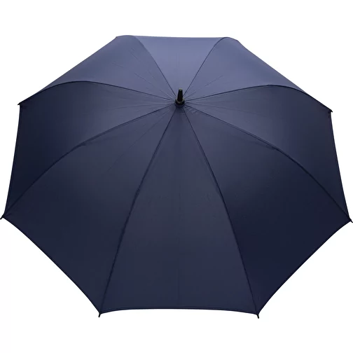 Tony AwareT RPET 30' Parapluie avec auto. Ouverture & poignée acacia, bleu marine, Image 2