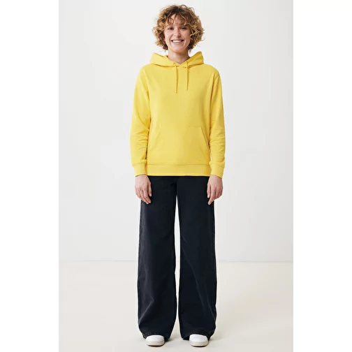 Sweat à capuche Iqoniq Rila Lightweight en coton recyclé, jaune, Image 6