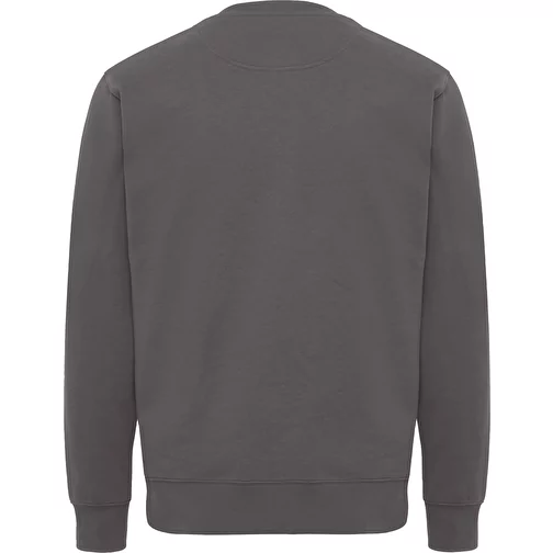 Iqoniq Kruger Relax-Sweater à col rond en coton recyclé. Coton, anthracite, Image 2