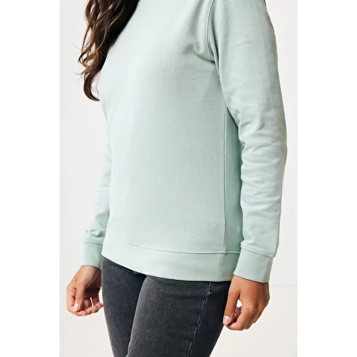 Sweat col rond Iqoniq Zion en coton recyclé, Iceberg green, Image 14