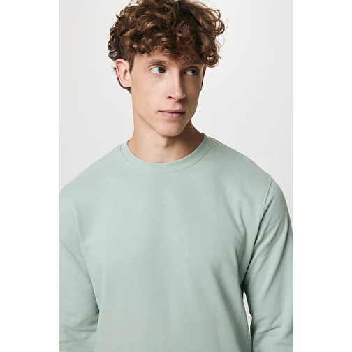 Sweat col rond Iqoniq Zion en coton recyclé, Iceberg green, Image 15