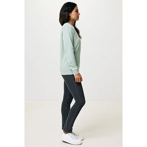 Sweat col rond Iqoniq Zion en coton recyclé, Iceberg green, Image 7