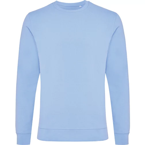 Sweat col rond Iqoniq Zion en coton recyclé, sky blue, Image 1