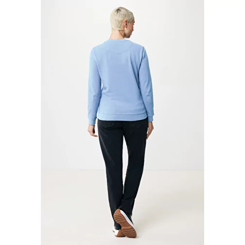 Sweat col rond Iqoniq Zion en coton recyclé, sky blue, Image 6