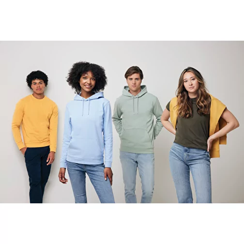 Sweat col rond Iqoniq Zion en coton recyclé, ochre yellow, Image 12
