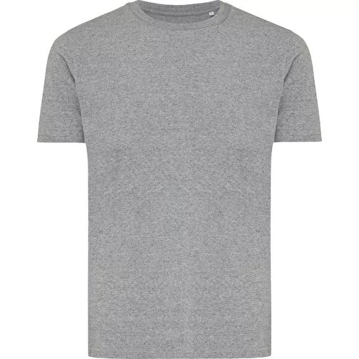 Iqoniq Brett T-shirt en coton recyclé, non teint anthracite clair, Image 1