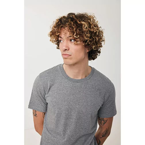 Iqoniq Brett T-shirt en coton recyclé, non teint anthracite clair, Image 7
