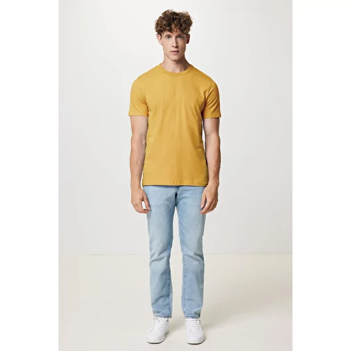 Iqoniq Brett T-shirt en coton recyclé, ochre yellow, Image 4