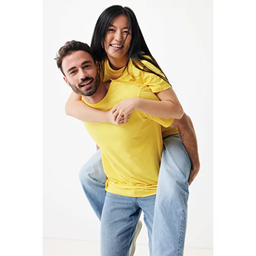 T-shirt Iqoniq Sierra Lightweight en coton recyclé, jaune, Image 4