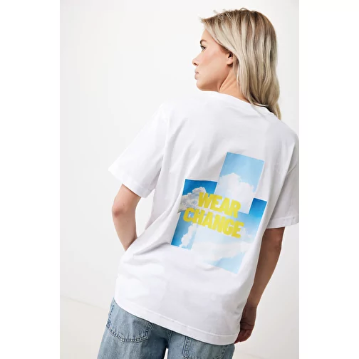 Iqoniq Kakadu relaxed T-shirt en coton recyclé, ivory white, Image 4