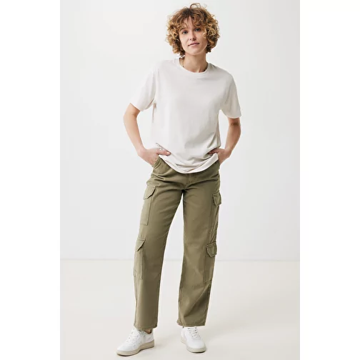 Iqoniq Kakadu relaxed T-shirt en coton recyclé, ivory white, Image 8