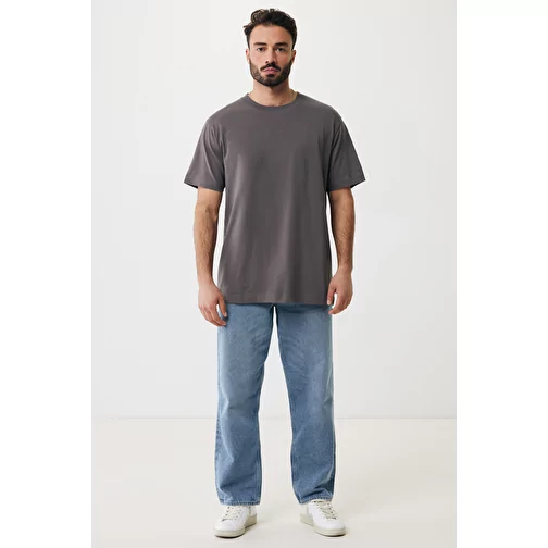 Iqoniq Kakadu relaxed T-shirt en coton recyclé, anthracite, Image 11