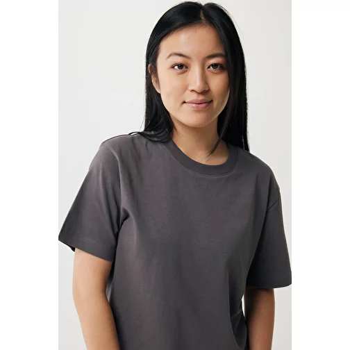 Iqoniq Kakadu relaxed T-shirt en coton recyclé, anthracite, Image 9
