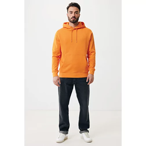 Sweat à capuche Iqoniq Rila Lightweight en coton recyclé, orange, Image 13