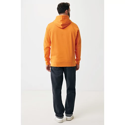 Sweat à capuche Iqoniq Rila Lightweight en coton recyclé, orange, Image 15