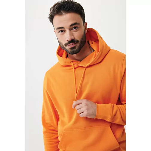 Sweat à capuche Iqoniq Rila Lightweight en coton recyclé, orange, Image 16