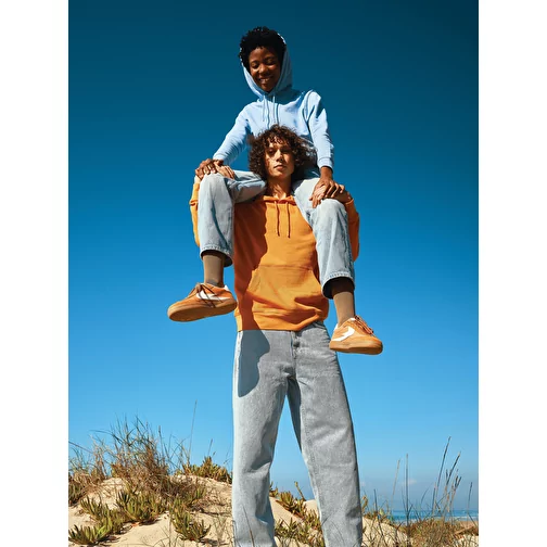 Sweat à capuche Iqoniq Rila Lightweight en coton recyclé, orange, Image 19