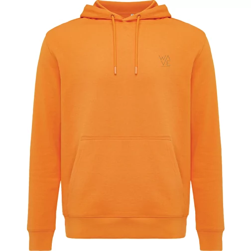 Sweat à capuche Iqoniq Rila Lightweight en coton recyclé, orange, Image 3