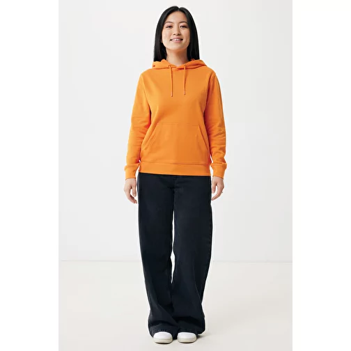 Sweat à capuche Iqoniq Rila Lightweight en coton recyclé, orange, Image 7
