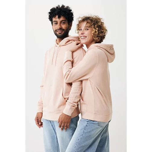 Sweat à capuche Iqoniq Rila Lightweight en coton recyclé, peach nectar, Image 17