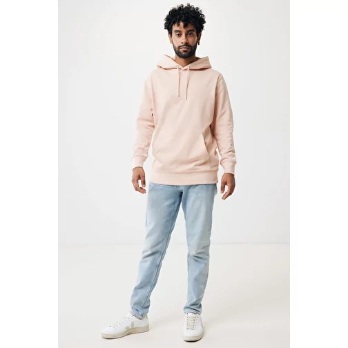 Sweat à capuche Iqoniq Rila Lightweight en coton recyclé, peach nectar, Image 5