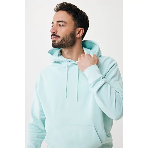 Sweat à capuche Iqoniq Rila Lightweight en coton recyclé, crushed mint, Image 15