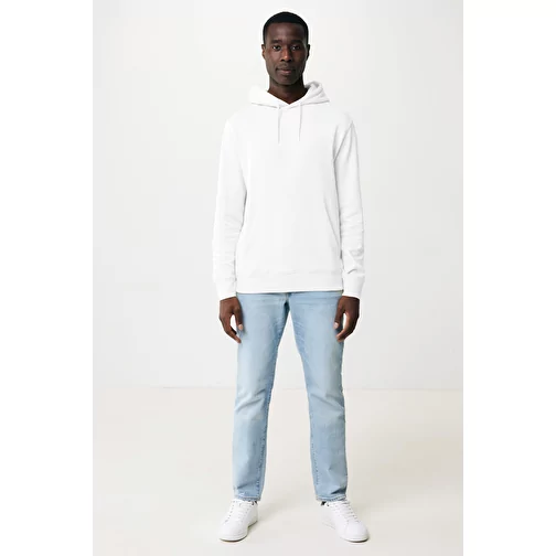 Sweat à capuche Iqoniq Rila Lightweight en coton recyclé, blanc recyclé, Image 5