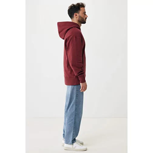 Sweat-shirt Iqoniq Yoho Relax en coton recyclé, bordeaux, Image 12
