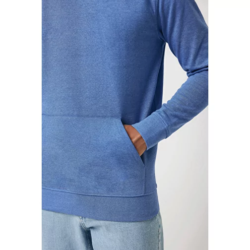Iqoniq Torres sweat à capuche non teint en coton recyclé, heather blue, Image 11