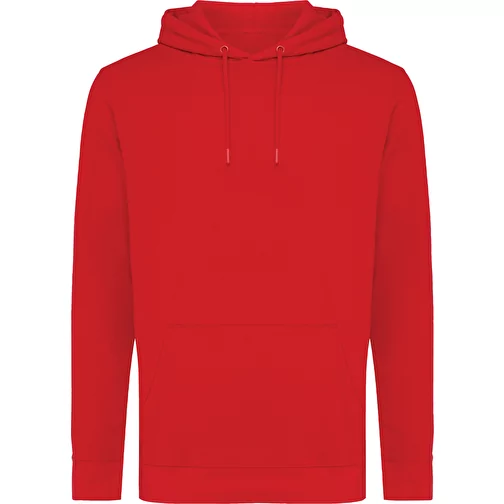 Sweat à capuche Iqoniq Jasper en coton recyclé, rouge, Image 1