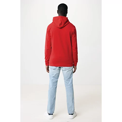 Sweat à capuche Iqoniq Jasper en coton recyclé, rouge, Image 9
