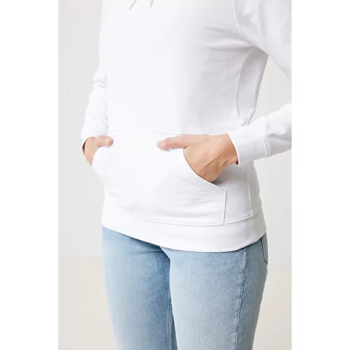 Sweat à capuche Iqoniq Jasper en coton recyclé, blanc recyclé, Image 16