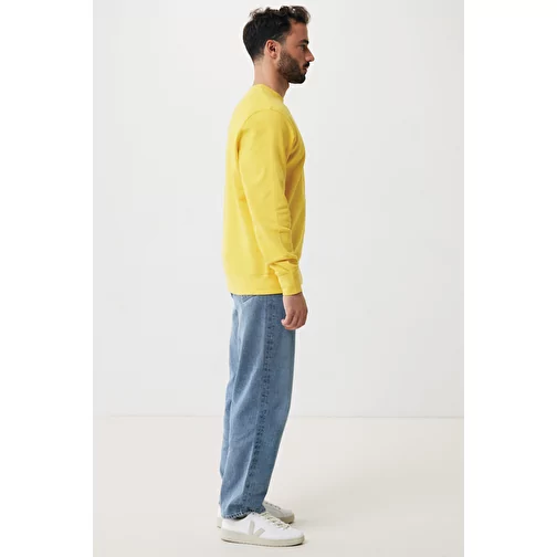 Iqoniq Etosha Lightweight Sweater en coton recyclé, jaune, Image 14