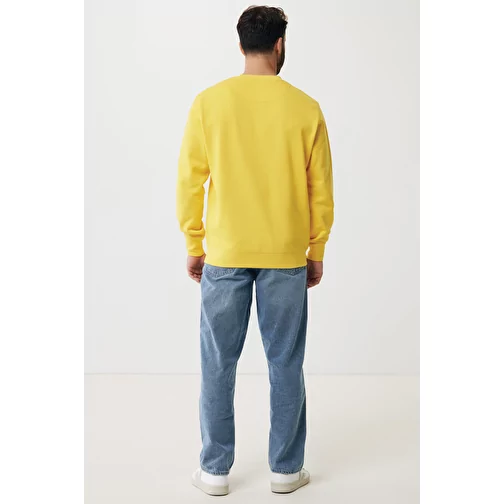 Iqoniq Etosha Lightweight Sweater en coton recyclé, jaune, Image 15