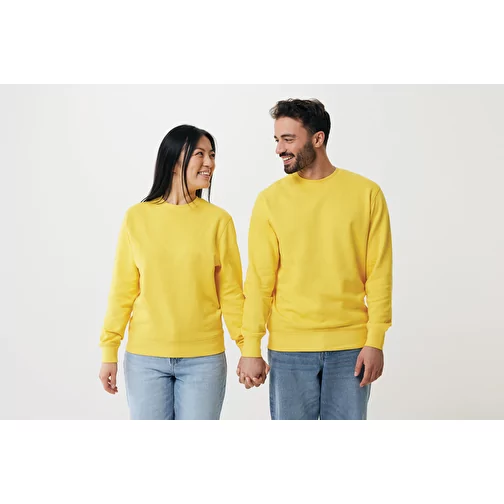 Iqoniq Etosha Lightweight Sweater en coton recyclé, jaune, Image 6