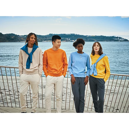 Iqoniq Etosha Lightweight Sweater en coton recyclé, orange, Image 18
