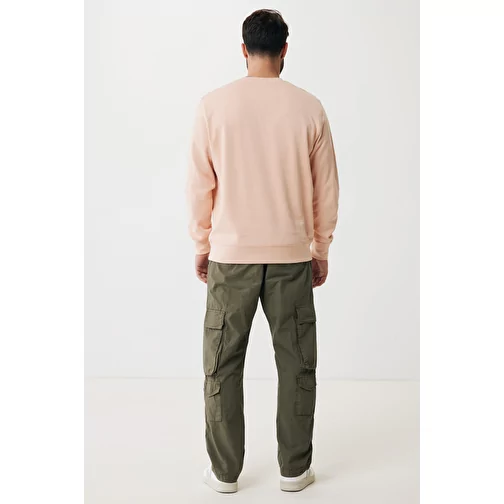 Iqoniq Etosha Lightweight Sweater en coton recyclé, peach nectar, Image 13