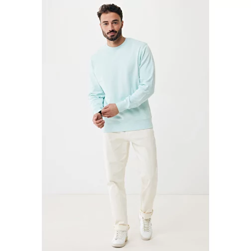 Iqoniq Etosha Lightweight Sweater en coton recyclé, crushed mint, Image 11