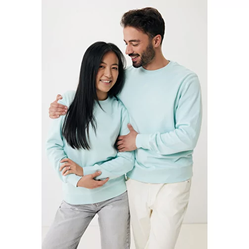 Iqoniq Etosha Lightweight Sweater en coton recyclé, crushed mint, Image 5