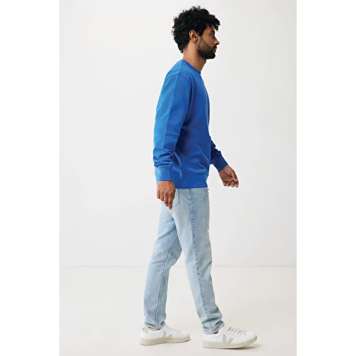 Iqoniq Etosha Lightweight Sweater en coton recyclé, bleu roi, Image 6