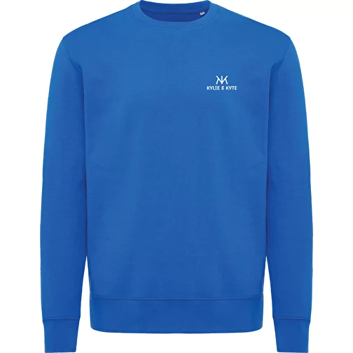Iqoniq Etosha Lightweight Sweater en coton recyclé, bleu roi, Image 3