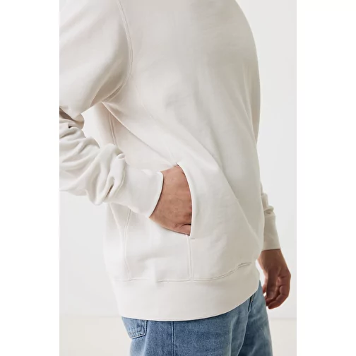 Iqoniq Yengo Hoodie avec poches latérales en rec. coton, ivory white, Image 10
