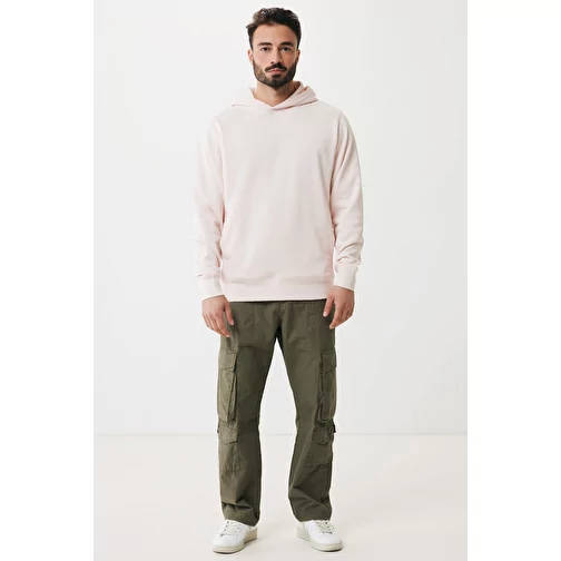 Iqoniq Yengo Hoodie avec poches latérales en rec. coton, cloud pink, Image 13